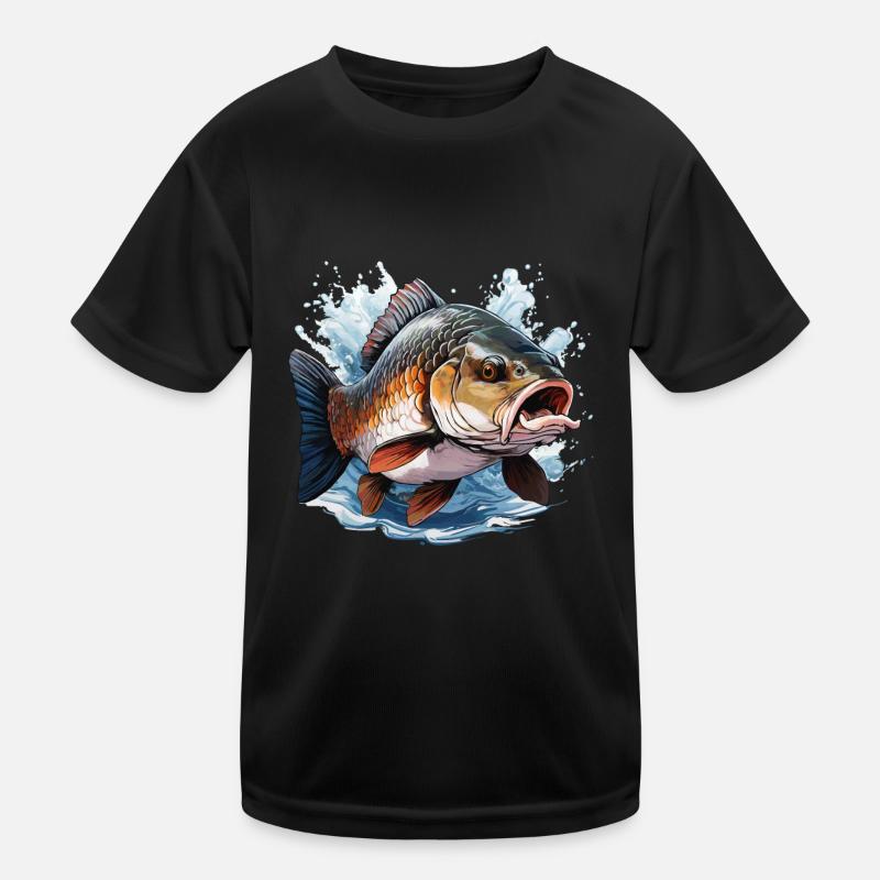 KARPFEN Kinder Funktions-T-Shirt