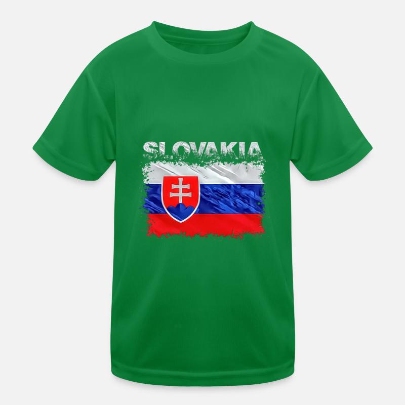 Slowakei Kinder Funktions-T-Shirt
