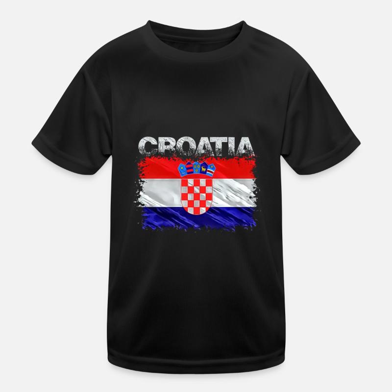 Croatia Kids Functional T-Shirt