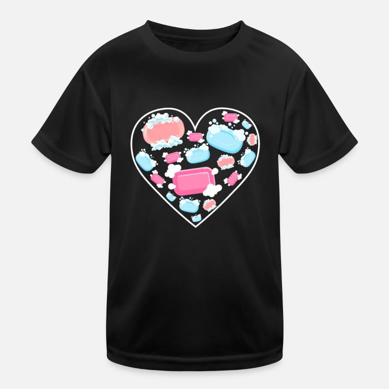 Cœurs de savon pour la propreté et l’entretien T-shirt sport Enfant