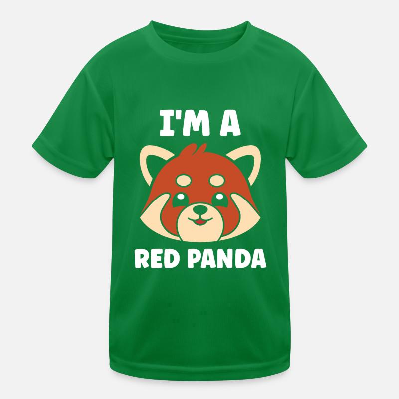 Panda roux T-shirt sport Enfant