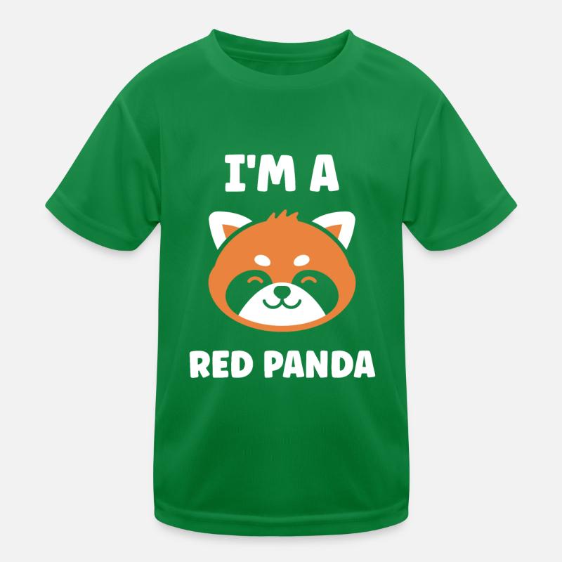 Panda roux T-shirt sport Enfant