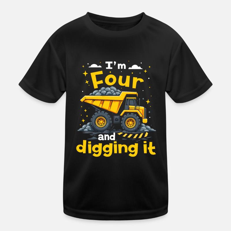 J’ai 4 ans et j’ai 4 ans T-shirt sport Enfant