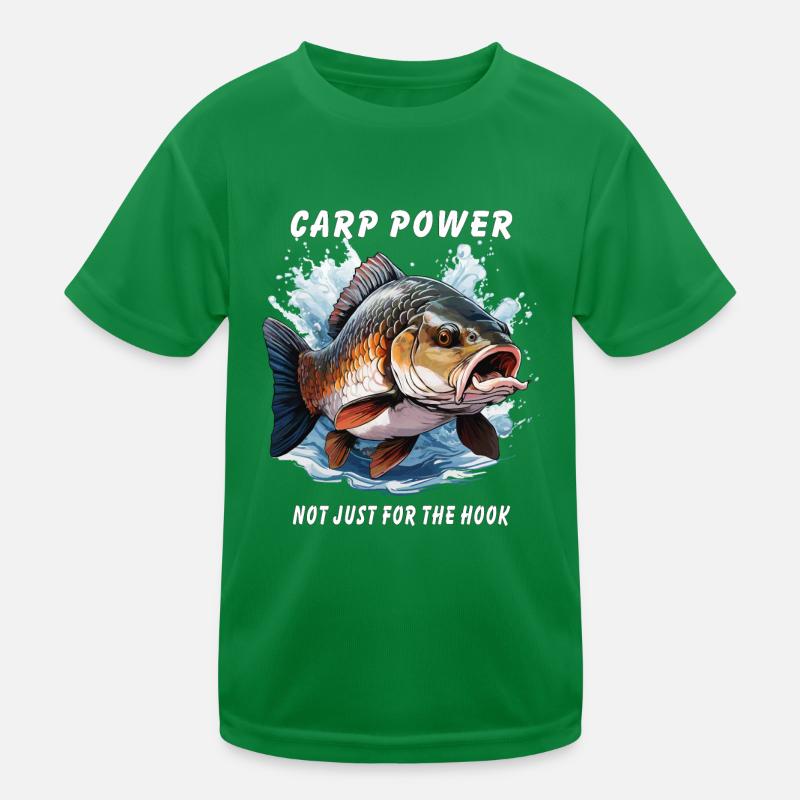 CARP POWER NOT JUST FOR THE HOOK Kinder Funktions-T-Shirt