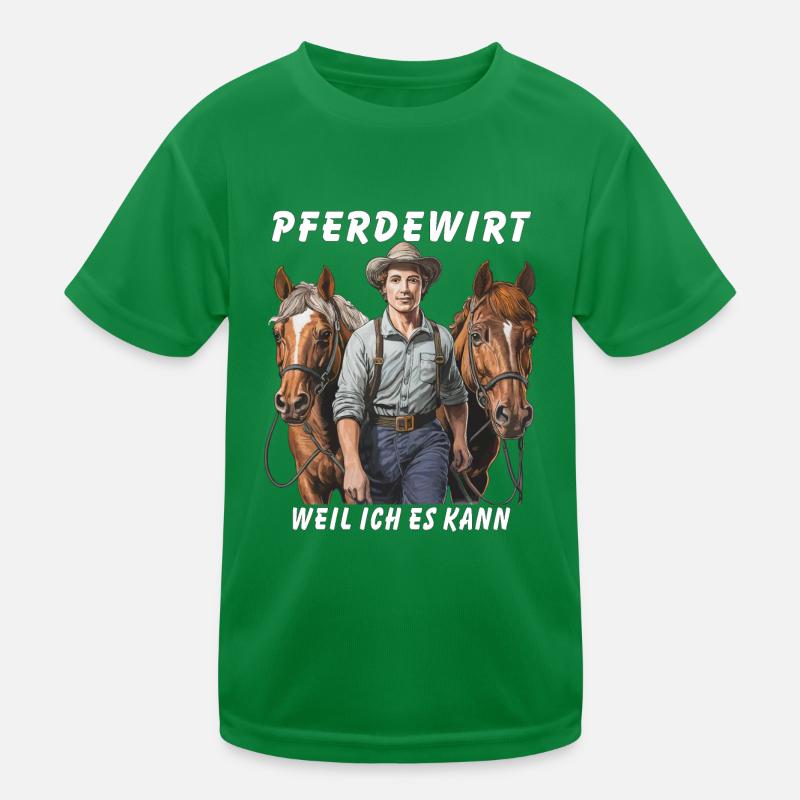 GARDIEN DE CHEVAUX PARCE QUE JE PEUX T-shirt sport Enfant