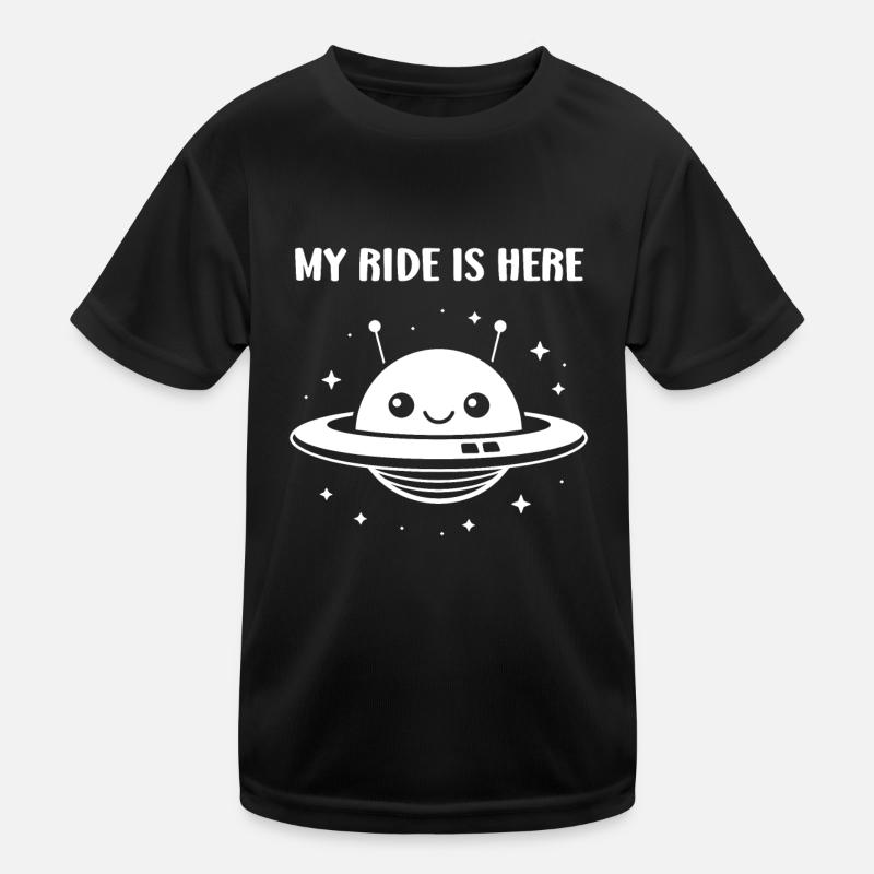 flying saucer Kids Functional T-Shirt