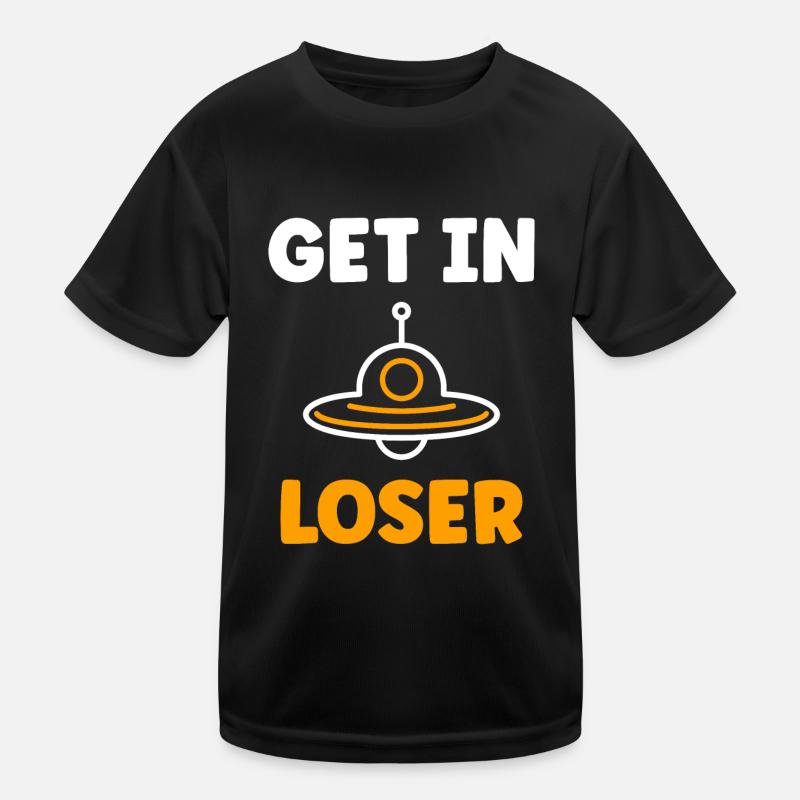 fliegende Untertasse Kinder Funktions-T-Shirt