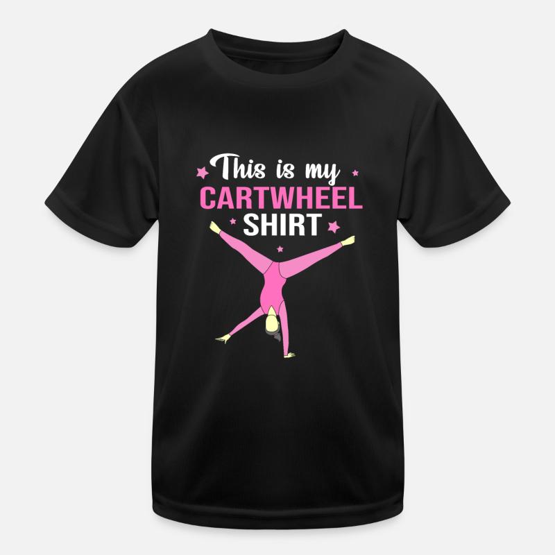 Gymnastik Kinder Funktions-T-Shirt