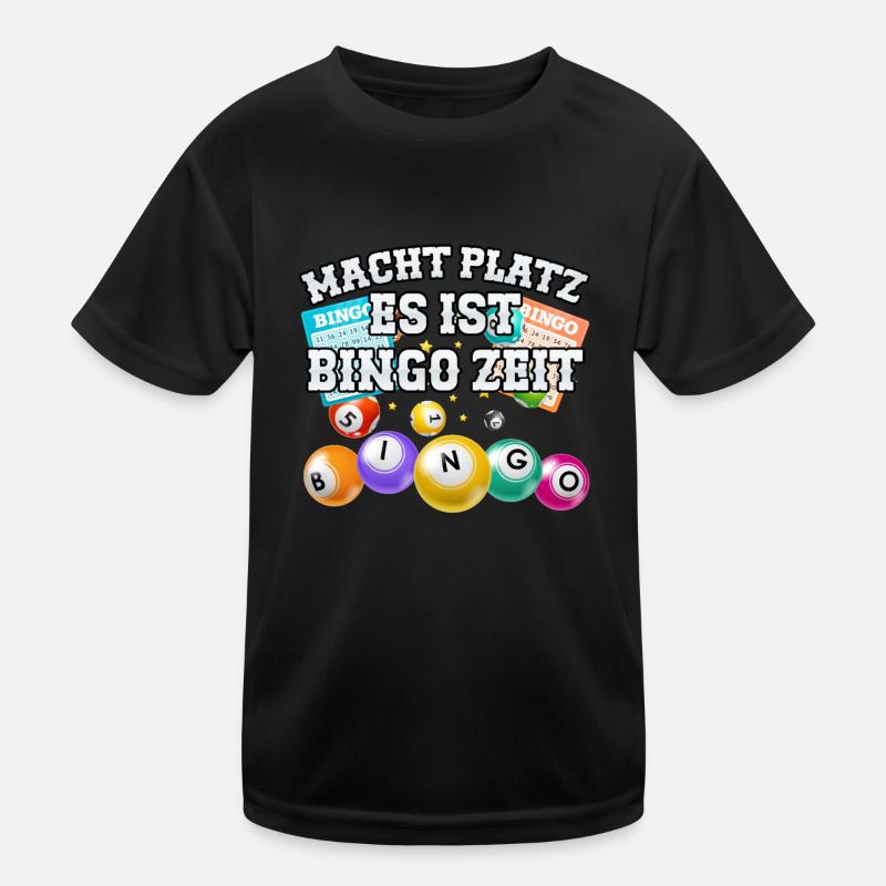 Bingo Players MAKE WAY IT'S BINGO TIME Funny Kids Functional T-Shirt