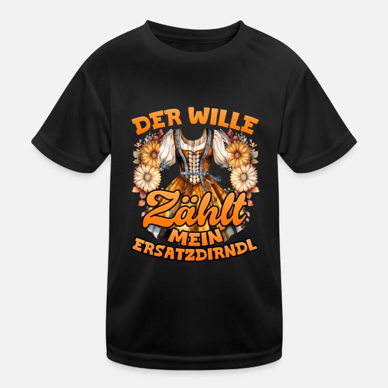 Munich Folk Festival THE WILL COUNTS MY Kids Functional T-Shirt