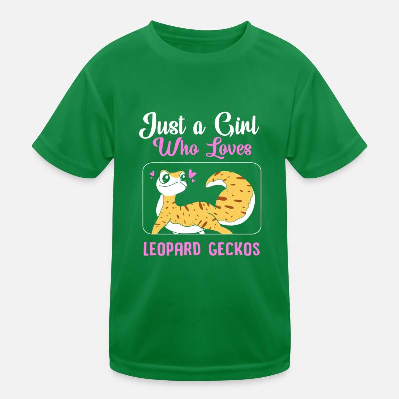 Leopard Gecko Kinder Funktions-T-Shirt