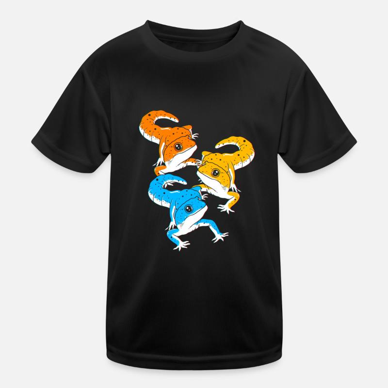 Leopard Gecko Kids Functional T-Shirt