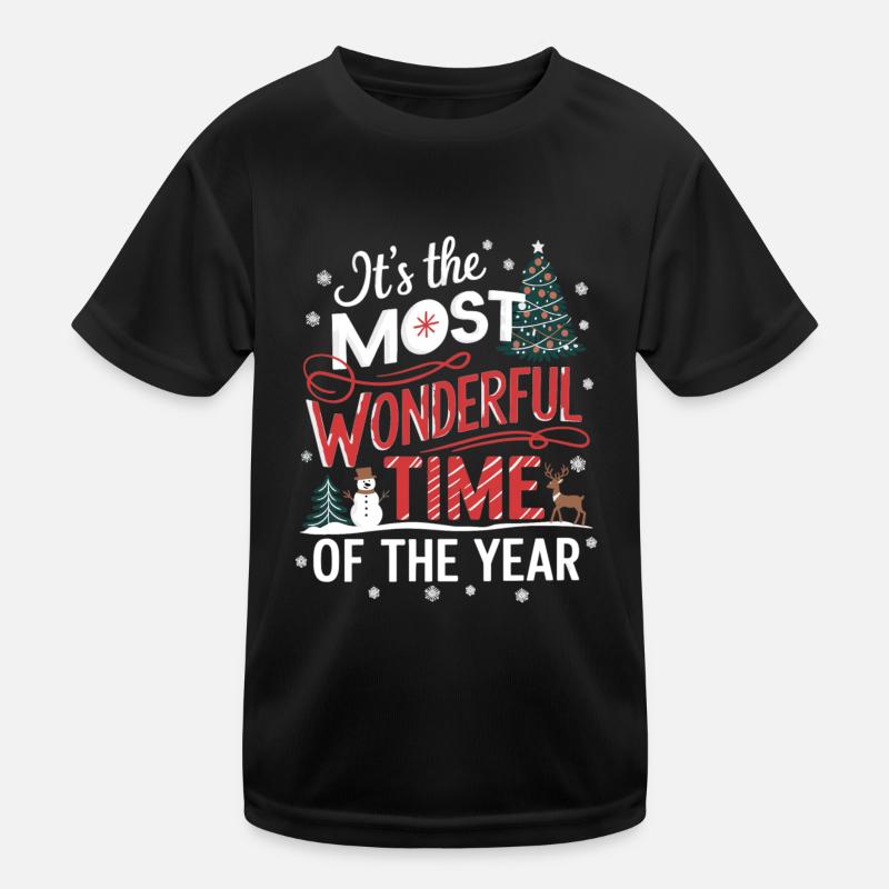 Noël La plus belle période de l’année Réveillon de Noël T-shirt sport Enfant