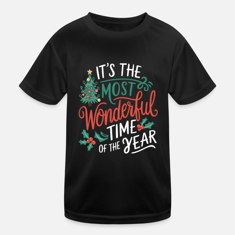 Réveillon de Noël Noël La plus belle période de l’année T-shirt sport Enfant