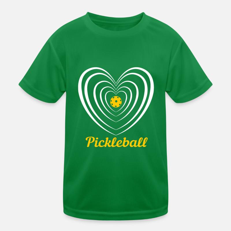 Pickleball Kinder Funktions-T-Shirt