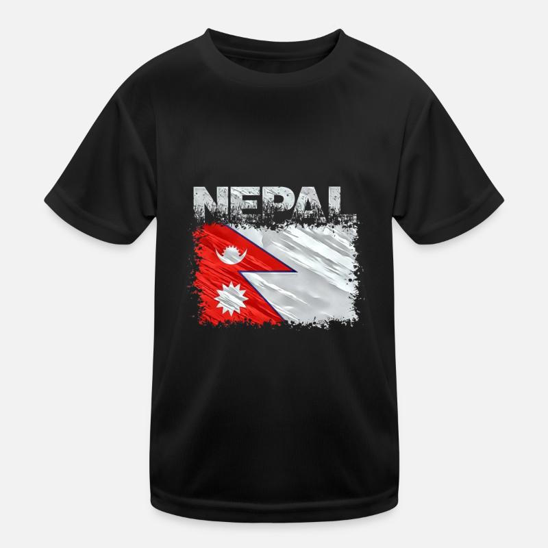 Nepal Kinder Funktions-T-Shirt