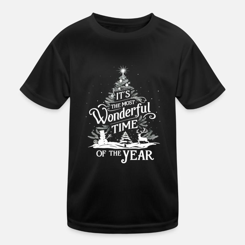 Réveillon de Noël Noël La plus belle période de l’année T-shirt sport Enfant