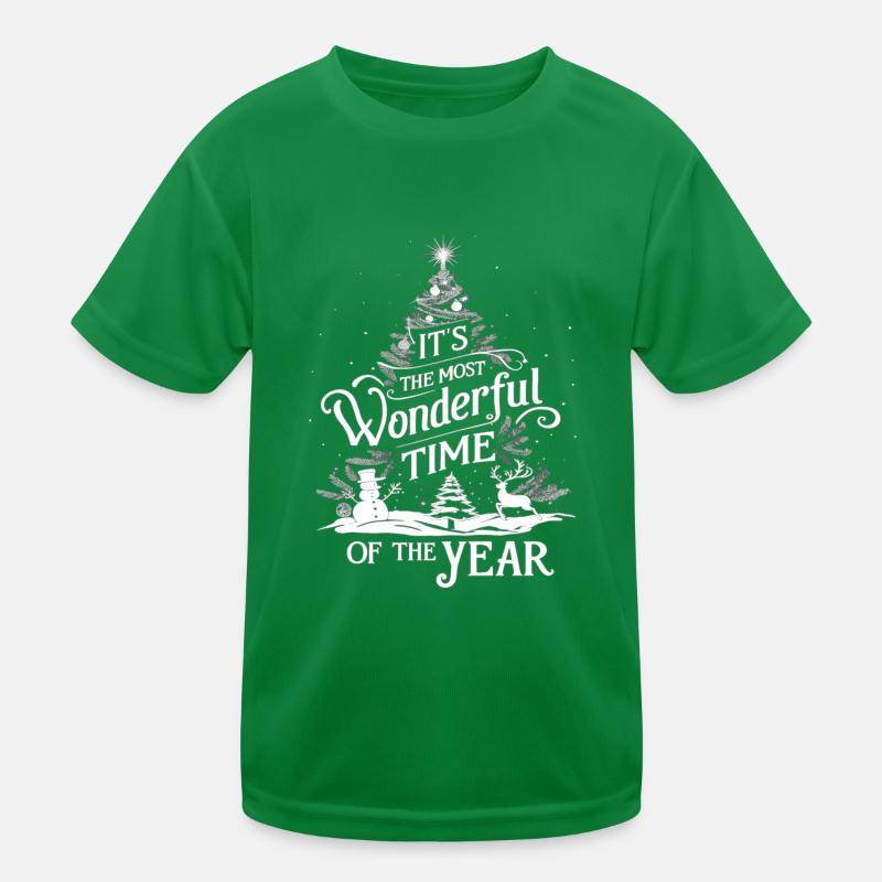 Réveillon de Noël Noël La plus belle période de l’année T-shirt sport Enfant