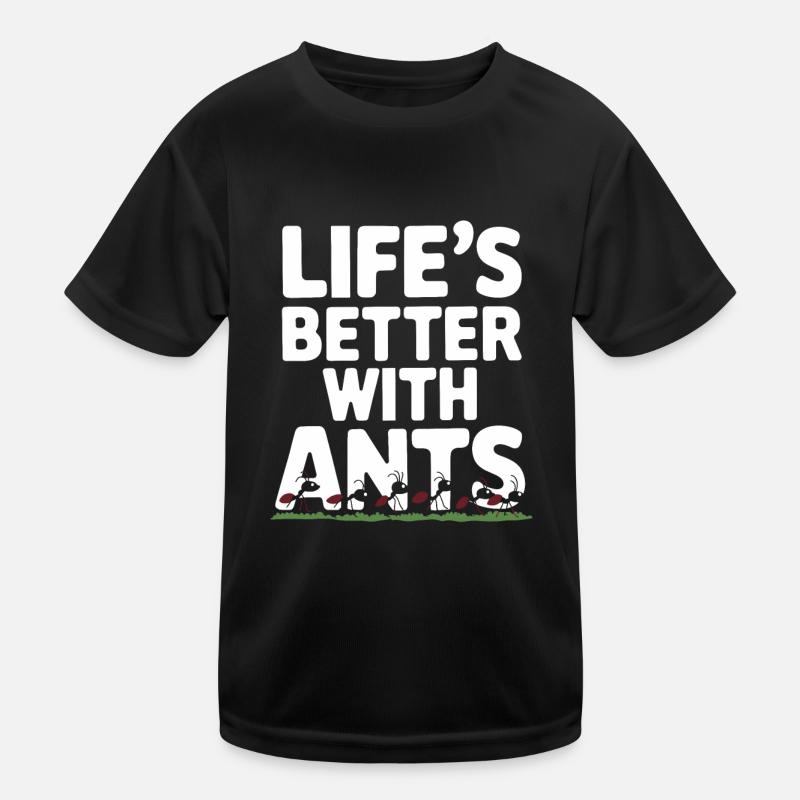 Fourmilier passionné fourmi gardant fourmis colonie constructeur T-shirt sport Enfant