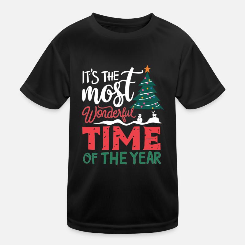 Noël La plus belle période de l’année Réveillon de Noël T-shirt sport Enfant