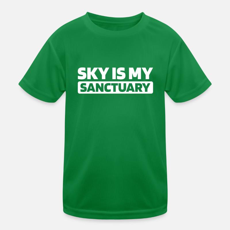 Paramotor Gleitschirmfliegen Kinder Funktions-T-Shirt