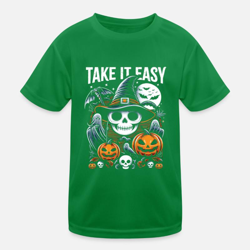 Costume d’Halloween Enfants TAKE IT EASY Fun T-shirt sport Enfant