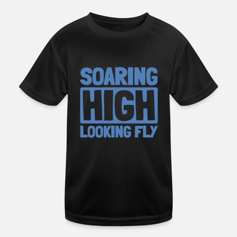 Paramotor Gleitschirmfliegen Kinder Funktions-T-Shirt