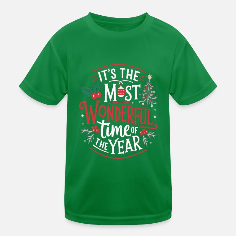 Réveillon de Noël Noël La plus belle période de l’année T-shirt sport Enfant