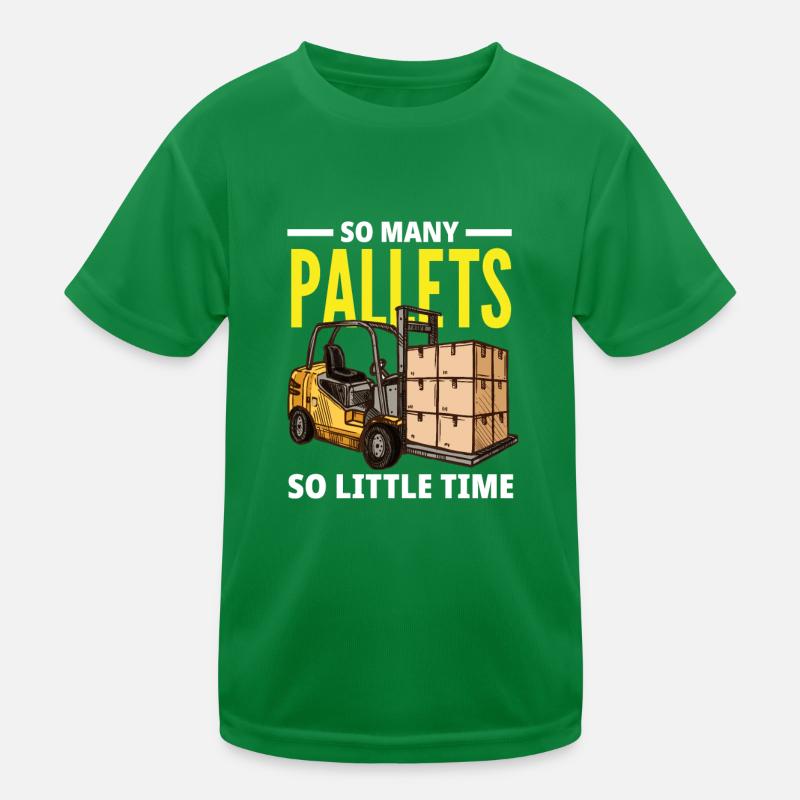So many pallets, so little time Kids Functional T-Shirt