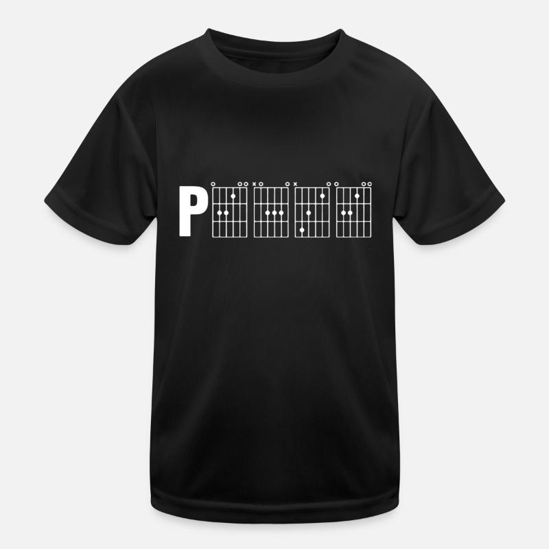 PEACE Guitar Chord Chart Kinder Funktions-T-Shirt