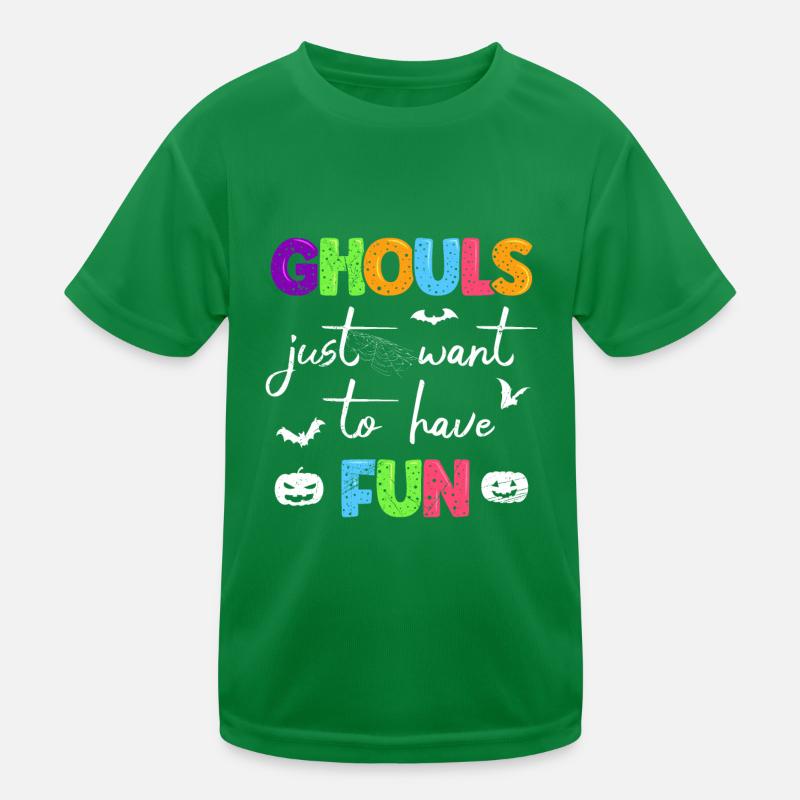 LES GOULES DE LA FÊTE D’HALLOWEEN VEULENT JUSTE S’AMUSER T-shirt sport Enfant