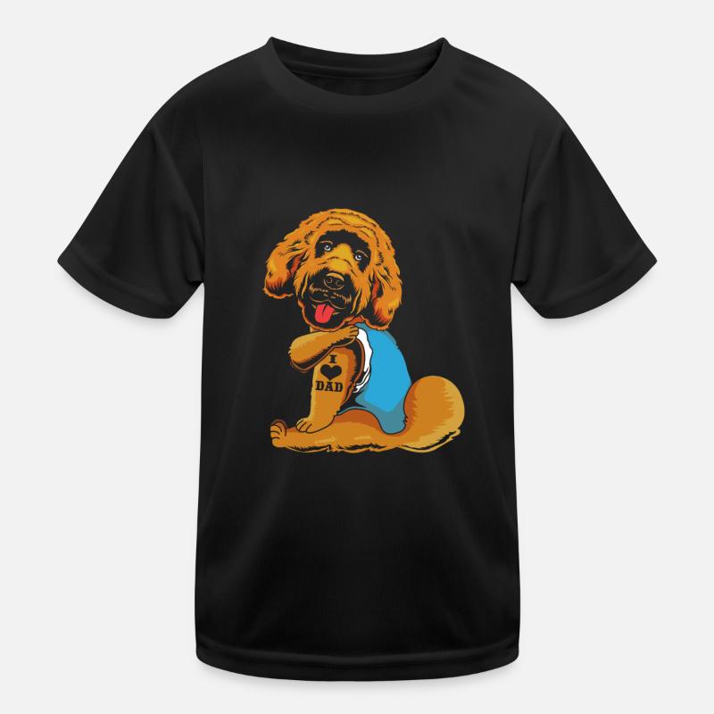 Goldendoodle Kinder Funktions-T-Shirt