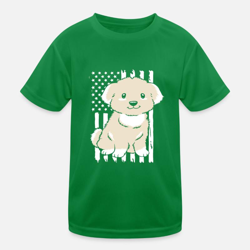 Malteser Hund Kinder Funktions-T-Shirt