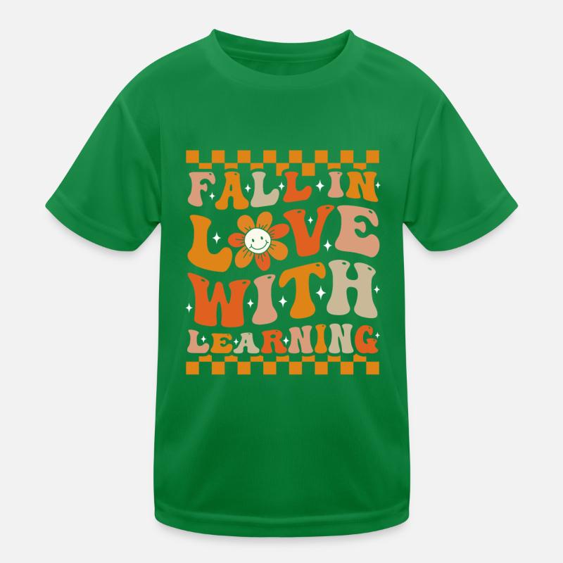 Verlieben Sie sich in Learning Groovy Fall Kinder Funktions-T-Shirt