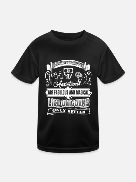 Administrative Assistants Are Fabulous - Kids Functional T-Shirt - black - Front