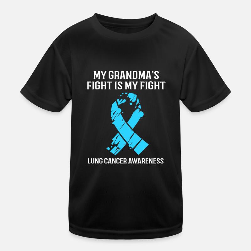 Lungenkrebs Kinder Funktions-T-Shirt