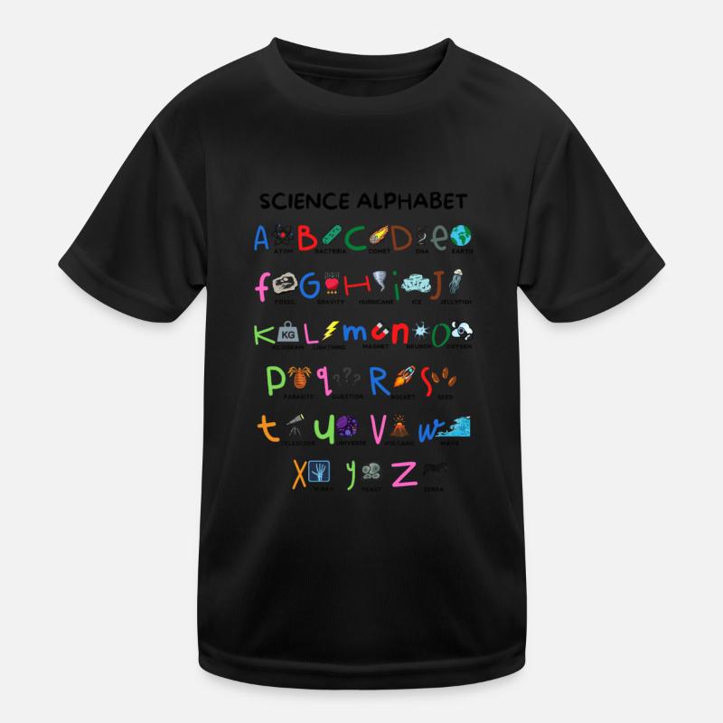 Science Alphabet STEM Special Education Instructor Kids Functional T-Shirt