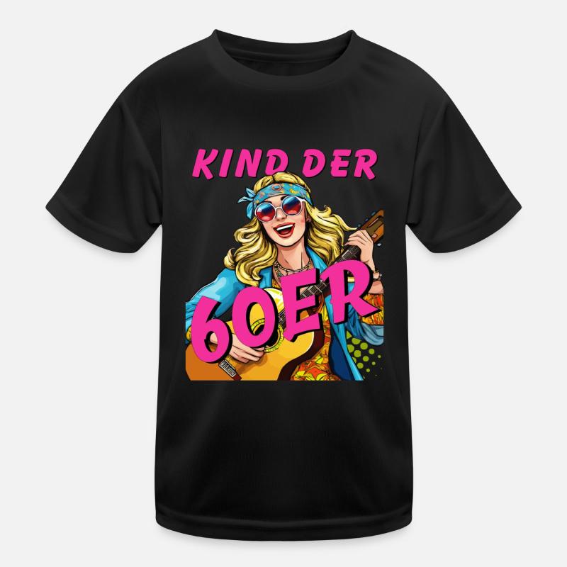 FRAU KIND DER 60er Kinder Funktions-T-Shirt