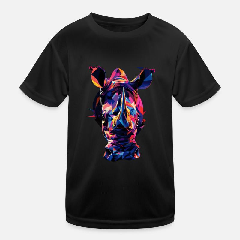 Rhinoceros Kids Functional T-Shirt