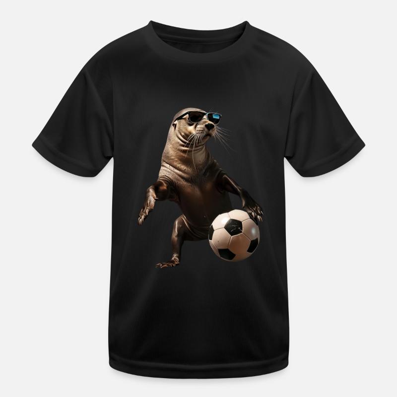 Seelöwe Kinder Funktions-T-Shirt