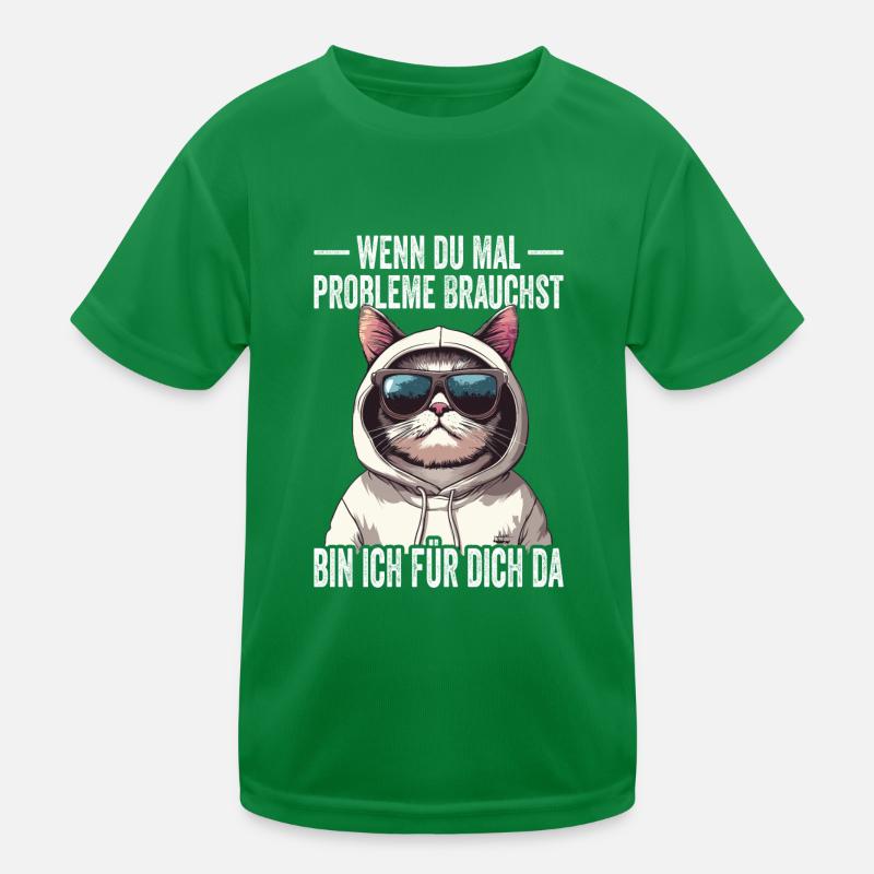Wenn Du Mal Probleme Brauchst Ich Bin Für Dich Da Kinder Funktions-T-Shirt