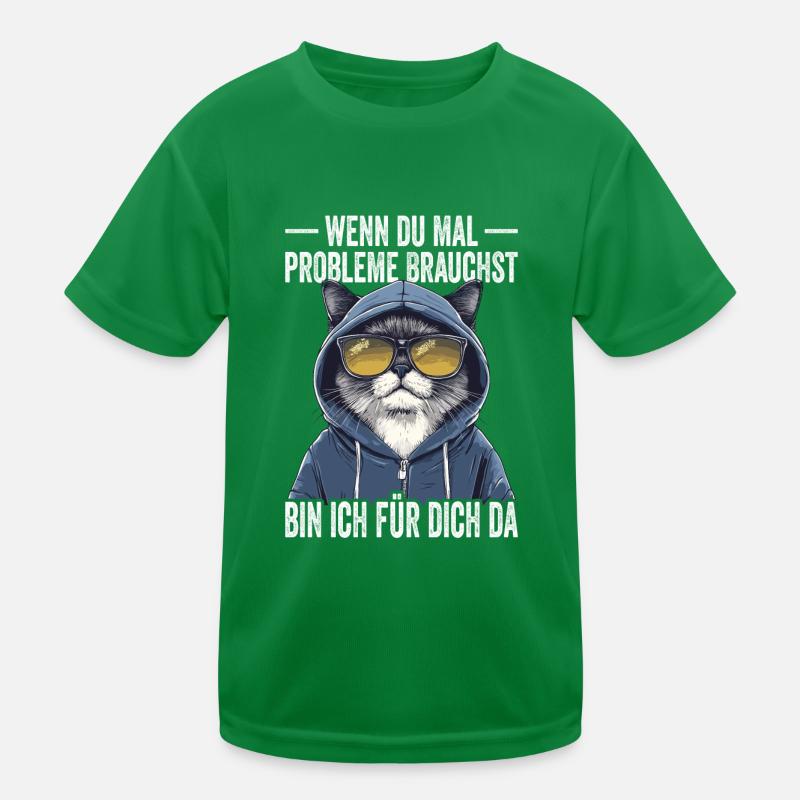 Wenn Du Mal Probleme Brauchst Ich Bin Für Dich Da Kinder Funktions-T-Shirt