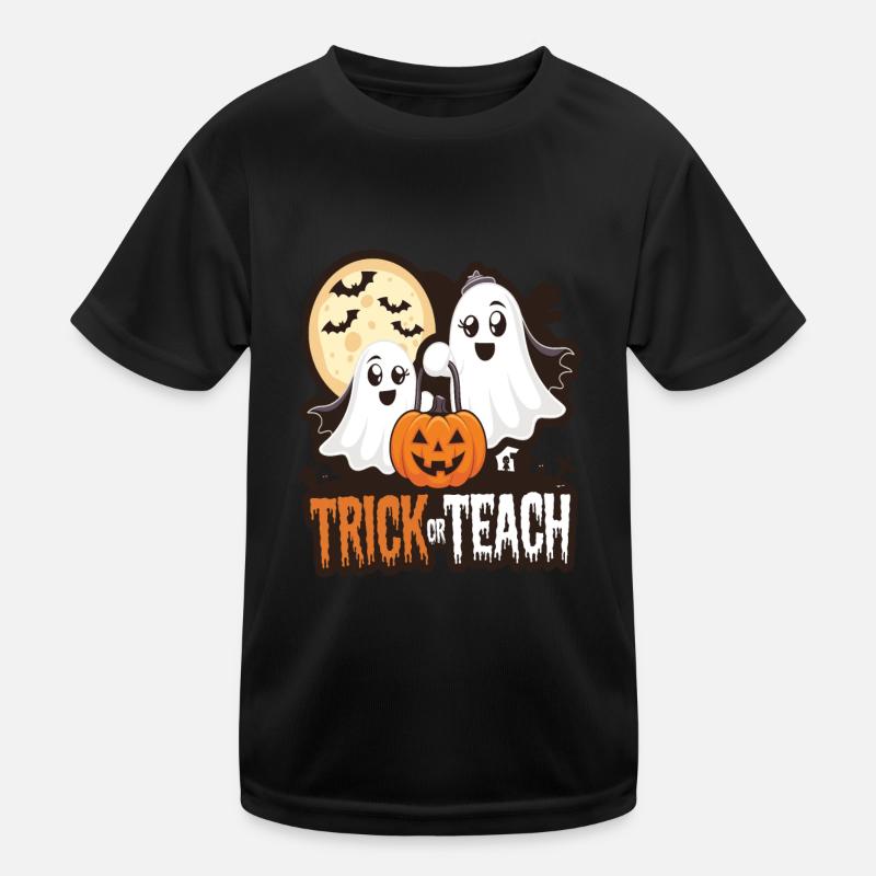 Trick Or Teach Halloween Teachers T-shirt sport Enfant