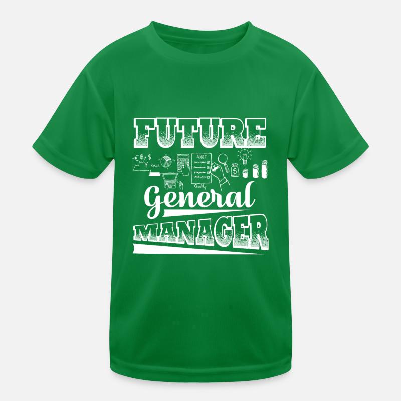 General Manager Future General Manager Kids Functional T-Shirt