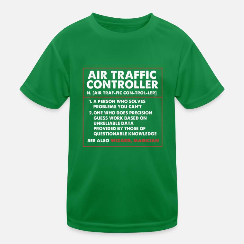 Air traffic controller Kids Functional T-Shirt