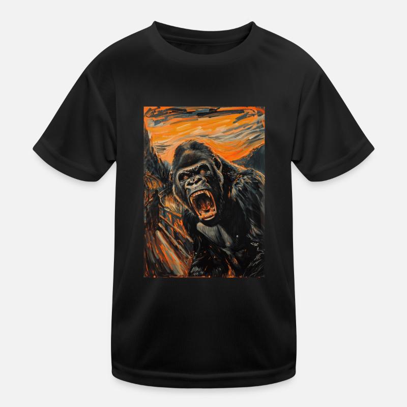 Gorilla Kinder Funktions-T-Shirt