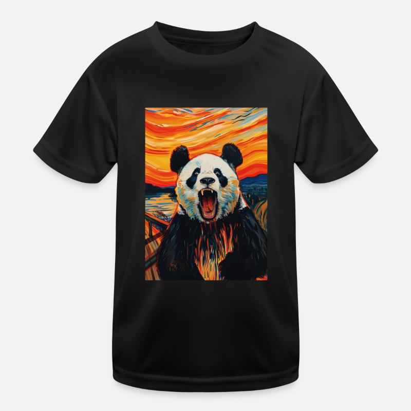 Panda Kids Functional T-Shirt