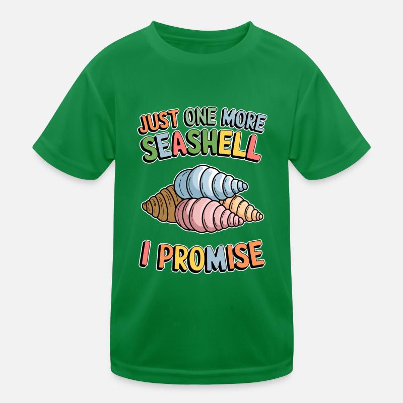 Seashells Beach Shells Shell Collector Gift Kids Functional T-Shirt