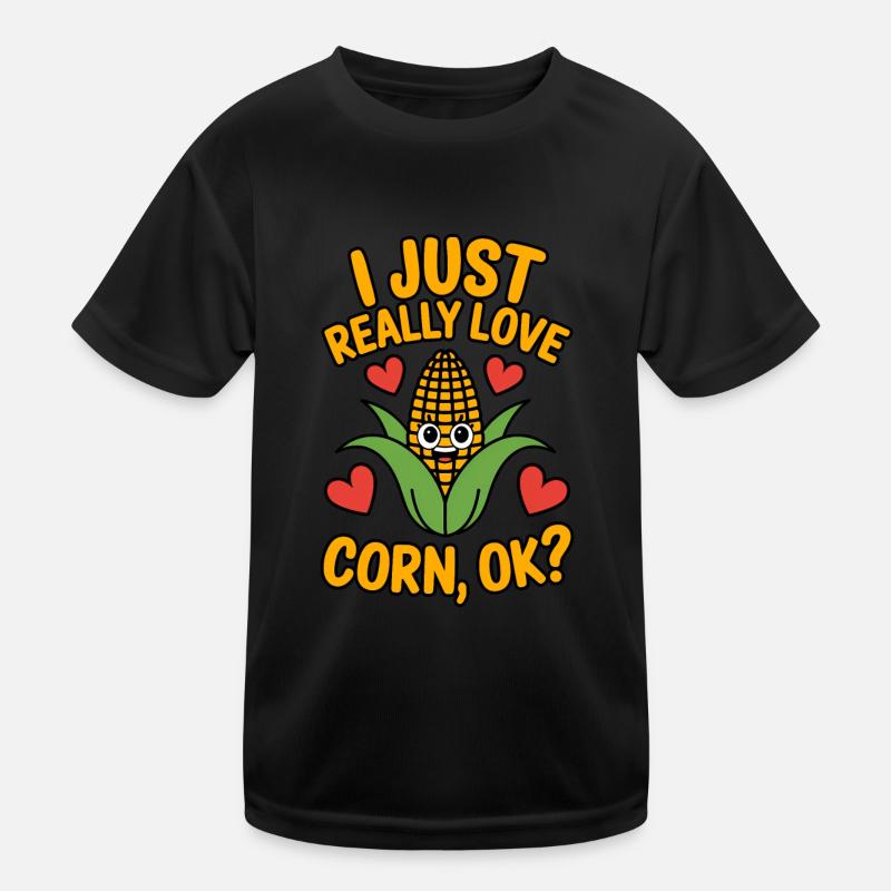 Corn on the cob saying corn funny corn on the cob gift Kids Functional T-Shirt