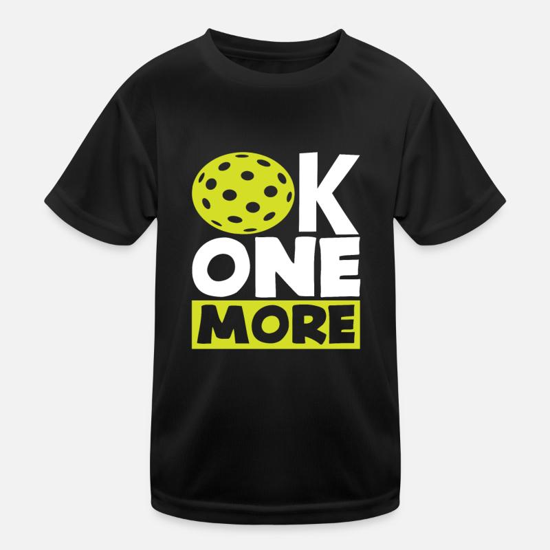 OK One More Pickleball Kinder Funktions-T-Shirt